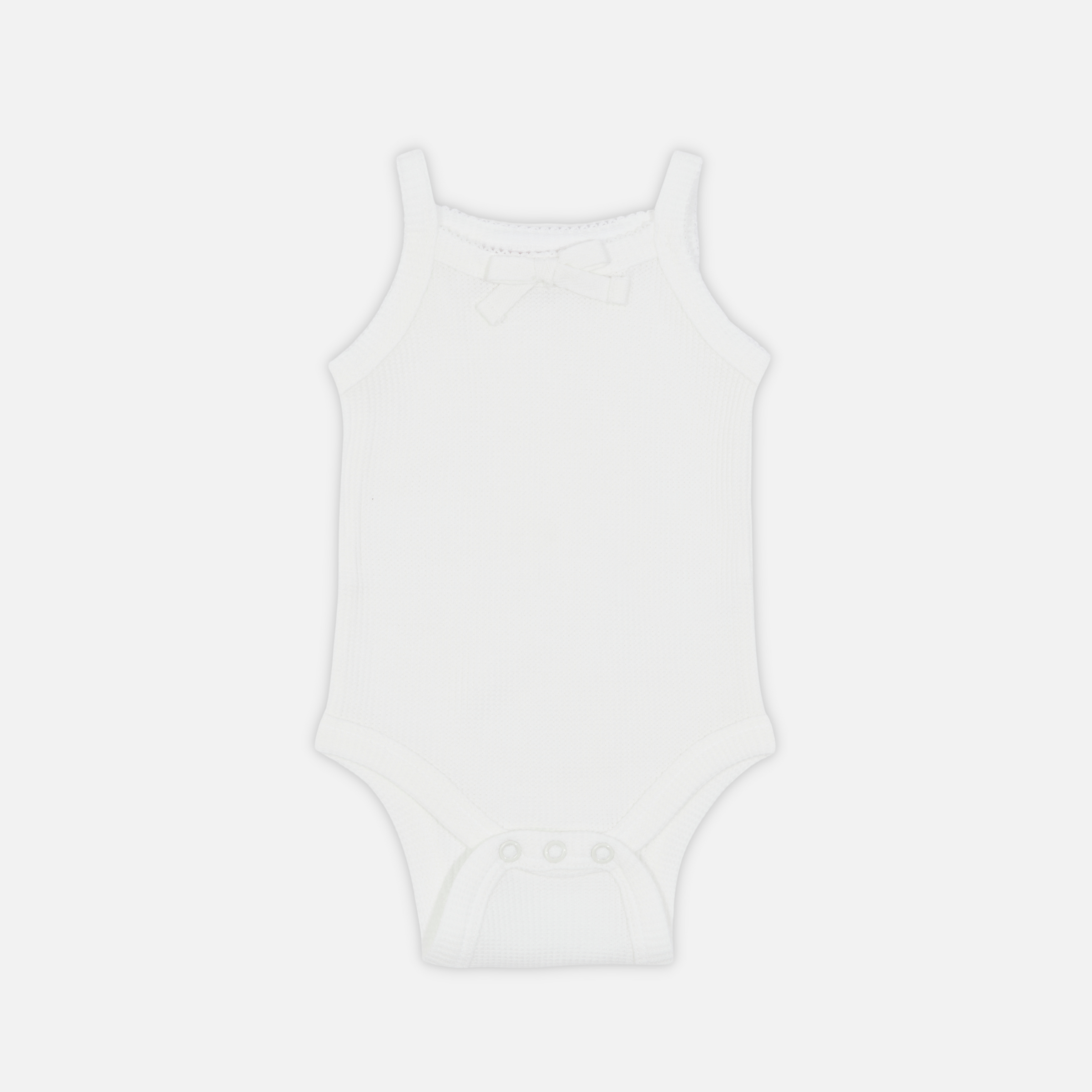 Dainty Waffle Singlet - Coconut