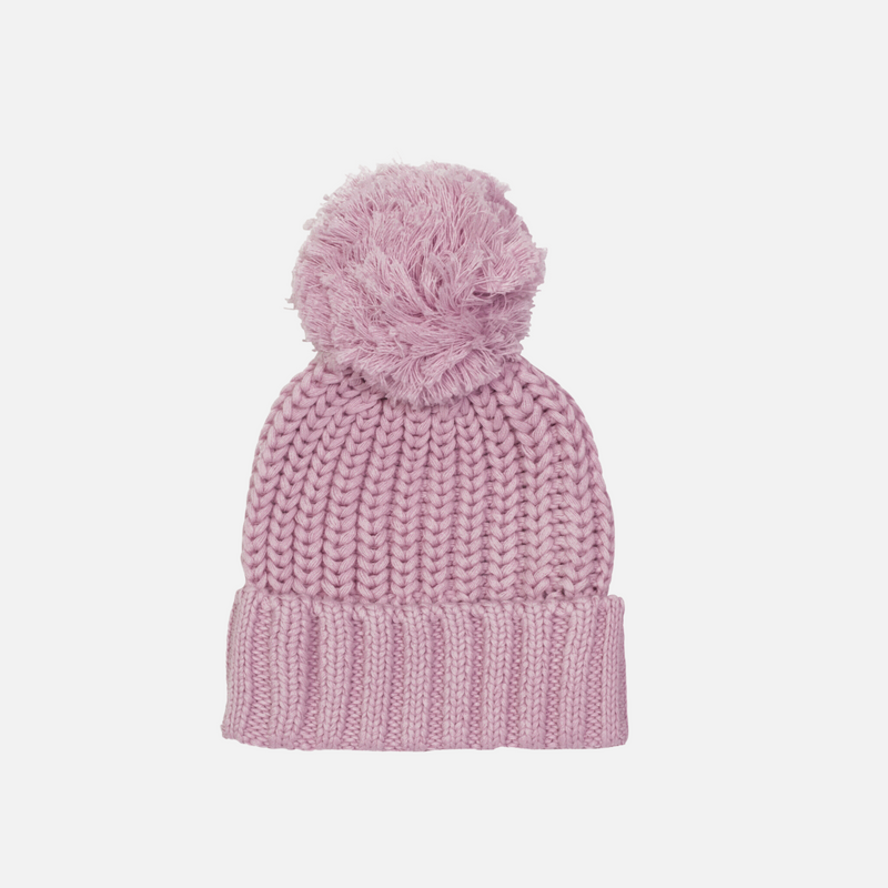Chunky Knit Beanie - Wild Orchid