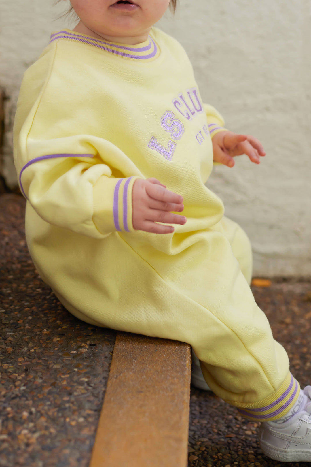 Crew Logo Romper - Yellow