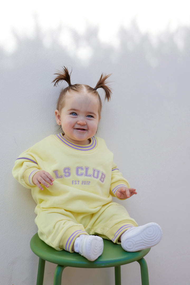 Crew Logo Romper - Yellow