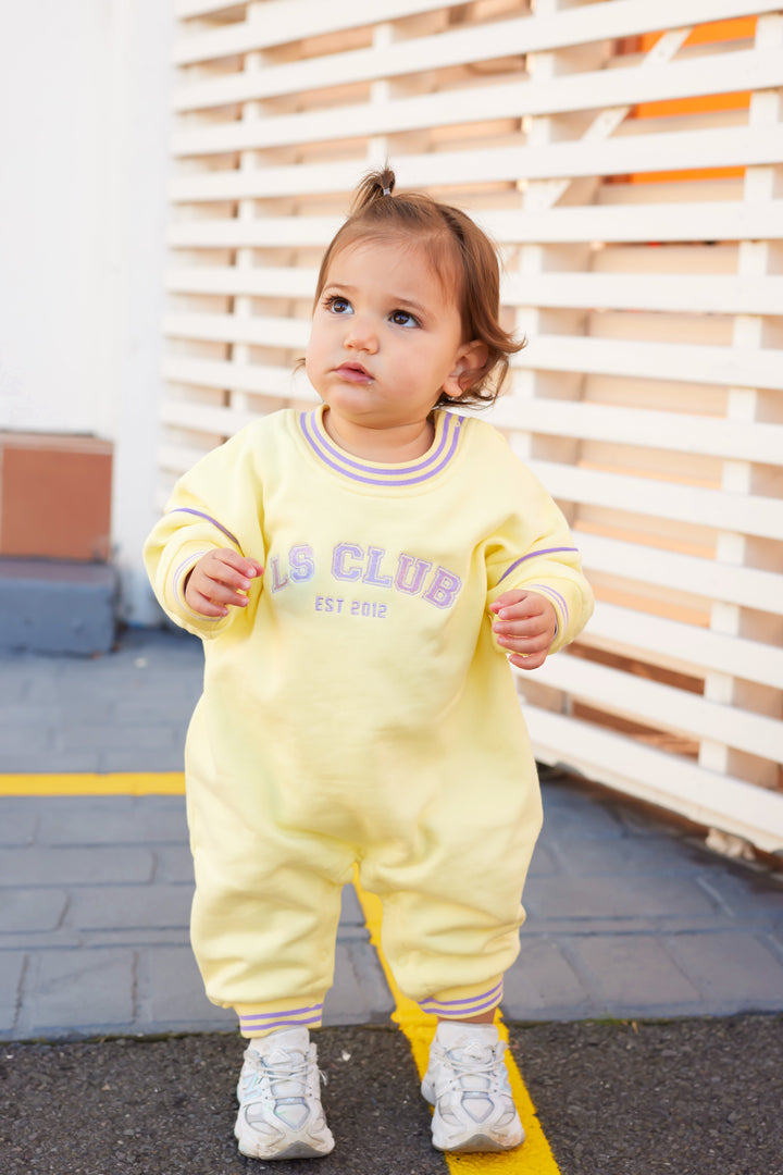 Crew Logo Romper - Yellow