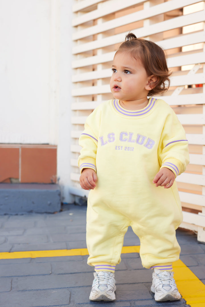 Crew Logo Romper - Yellow