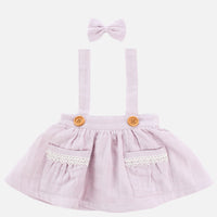 Muslin Suspender Skirt - Viola