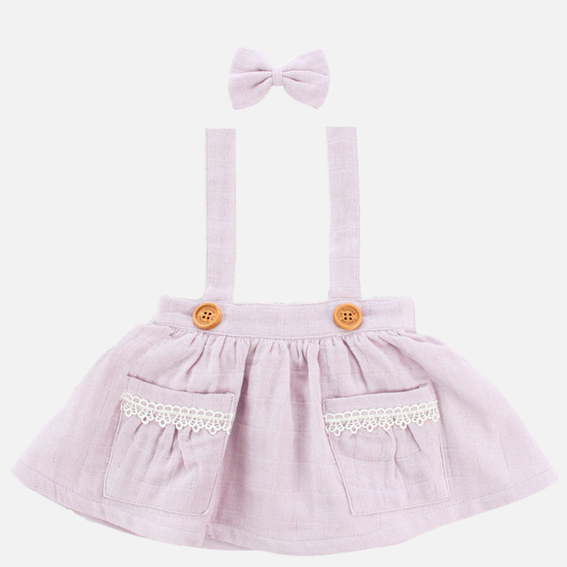 Muslin Suspender Skirt - Viola