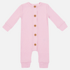 Cozy Long Sleeve Louie Romper - Pink Lemonade