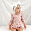 Long Sleeve Zipper Romper - Addie