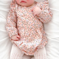 Long Sleeve Zipper Romper - Addie