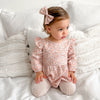Long Sleeve Zipper Romper - Addie