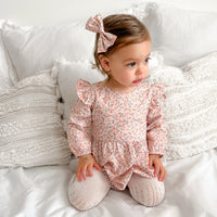 Long Sleeve Zipper Romper - Addie