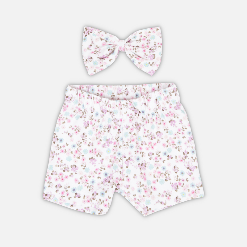 Floral Bike Shorts - Auriella