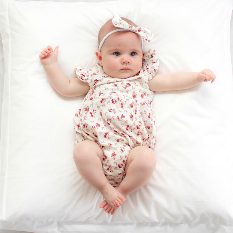 Short Sleeve Zipper Romper - Avery