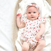 Short Sleeve Zipper Romper - Avery