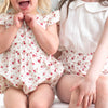 Short Sleeve Zipper Romper - Avery