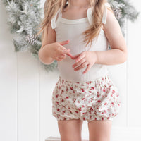 Cozy Vintage Tie-Up Singlet - Coconut Milk