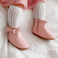 Ankle Boots - Baby Pink