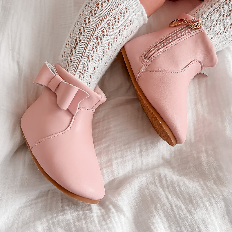 Ankle Boots - Baby Pink