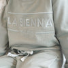 Crew Neck Logo Jumper - Basil