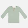 Cozy Long Sleeve Bodysuit/Top - Basil