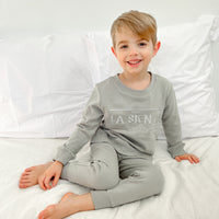 Crew Neck Logo Jumper - Basil