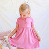 Cozy Basic SS Dress - Berry