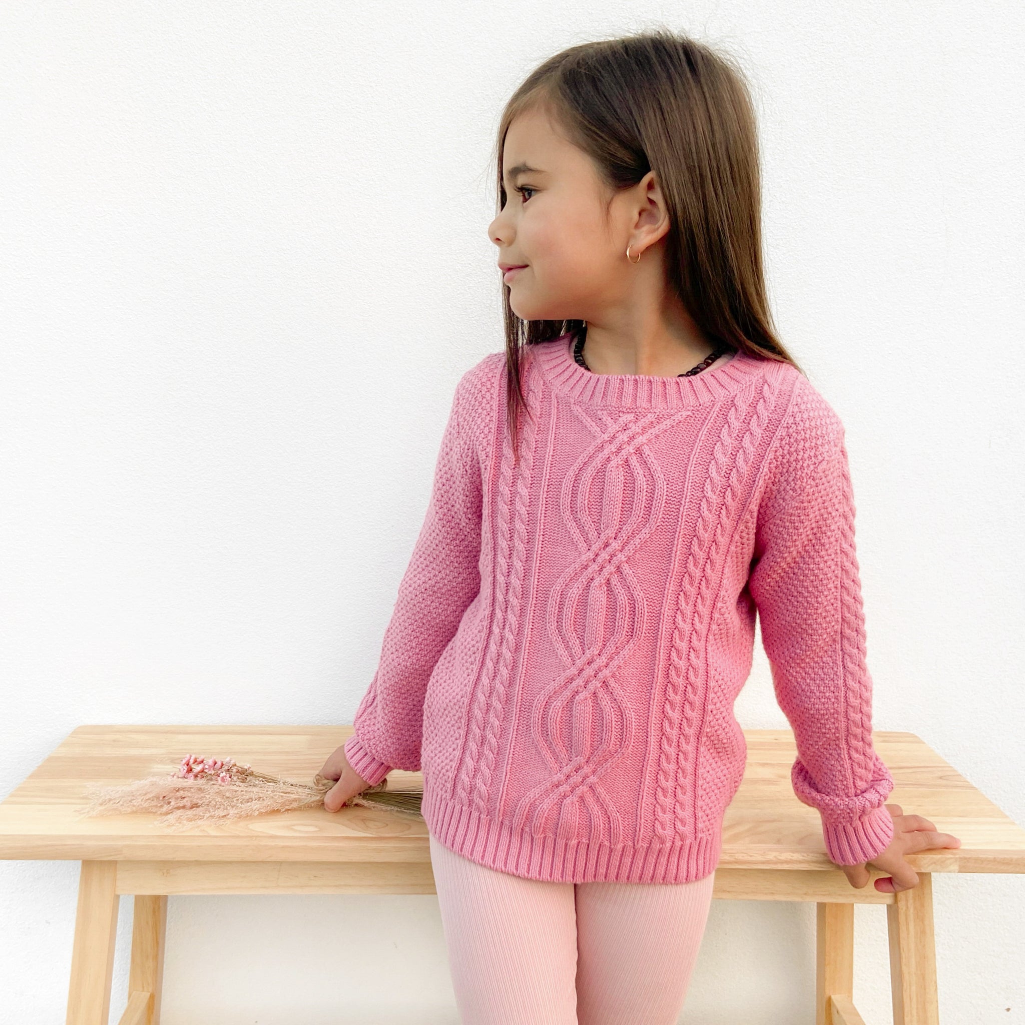 Pullover Knit - Berry Blossom