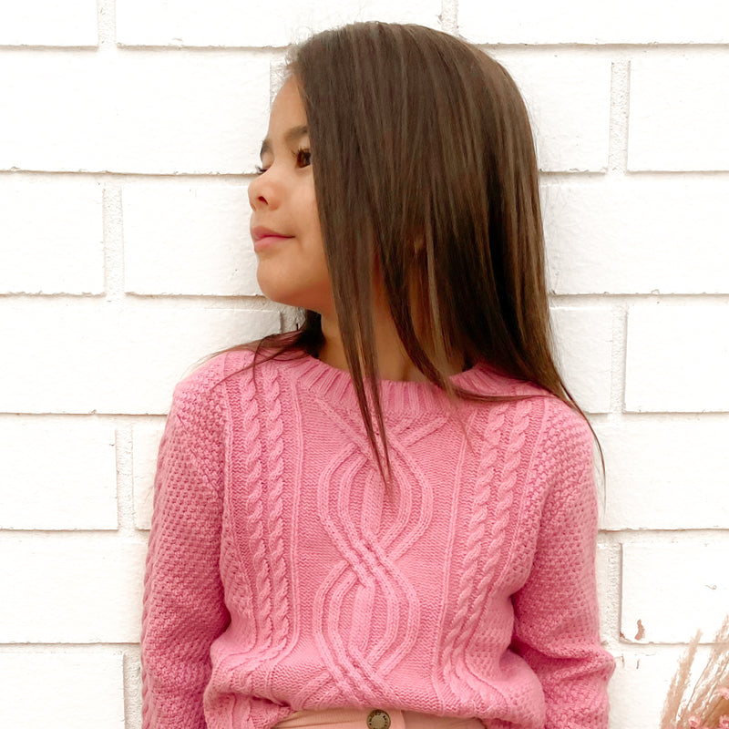 Pullover Knit - Berry Blossom