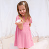 Cozy Basic SS Dress - Berry