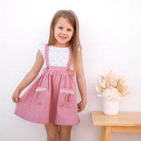 Suspender Skirt - Berry Splice