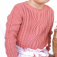 Pullover Knit - Burnt Rose