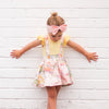 Cozy Short Sleeve Flutter - Buttercup
