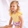 Cozy Short Sleeve Flutter - Buttercup