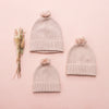 Knitted Beanie - Oatmeal