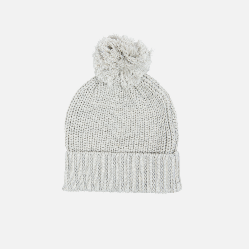 Chunky Knit Beanie - Cloud Grey