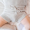 Chunky Knit Bloomers - Cloud Grey