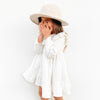 Muslin Ruffle Dress - Coconut