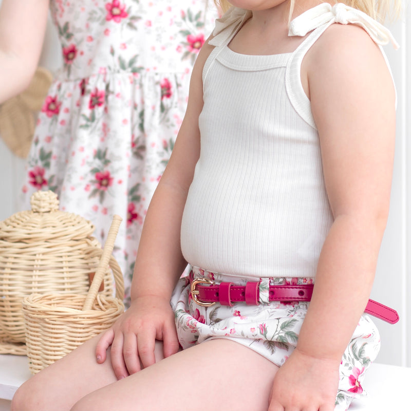 Cozy Vintage Tie-Up Singlet - Coconut Milk