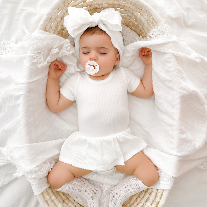 Cozy Darling Dress - Coconut