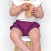 Shorts & Bow - Raisin Purple