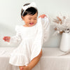 Muslin Ruffle Dress - Coconut