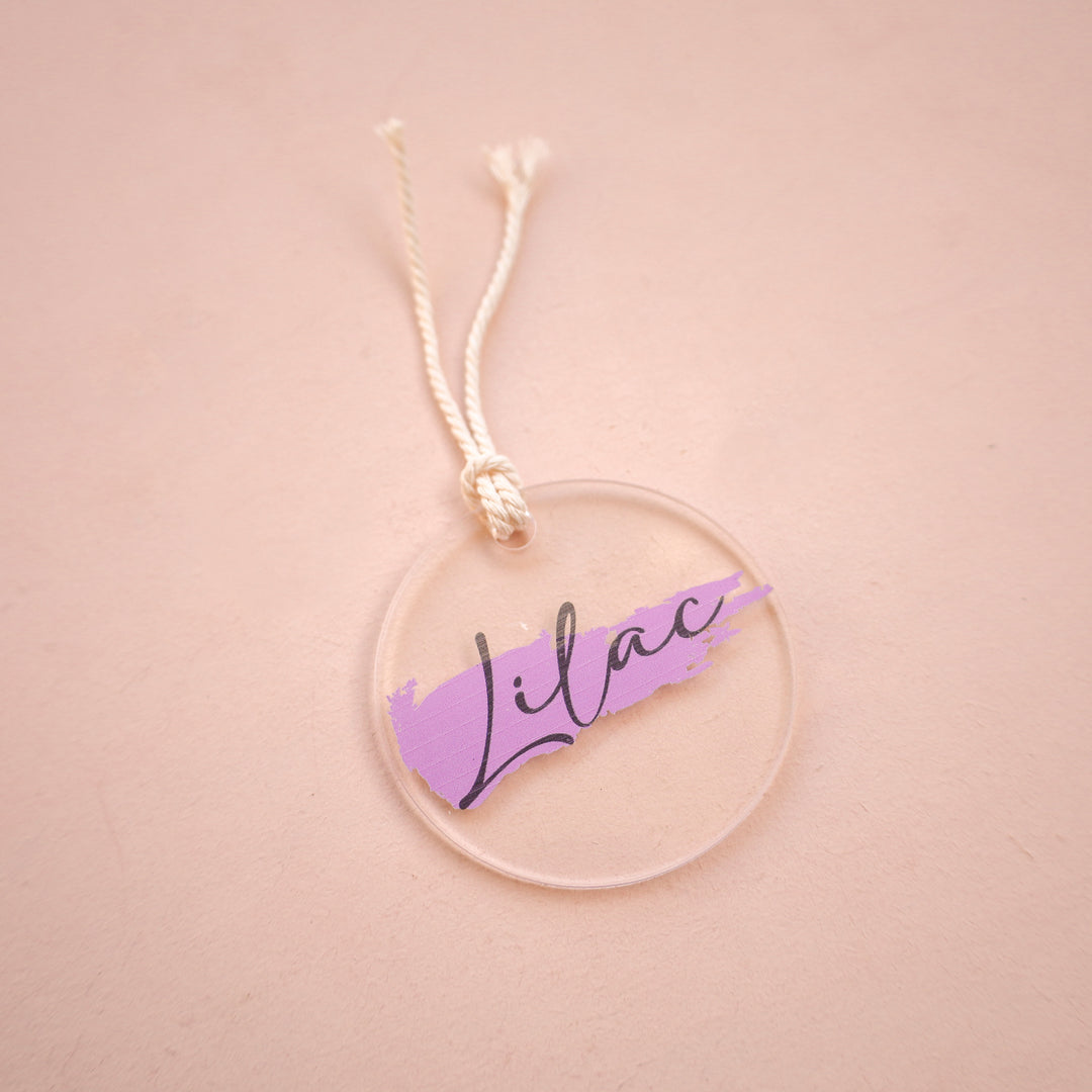 Acrylic Bag Tag - Coloured Name