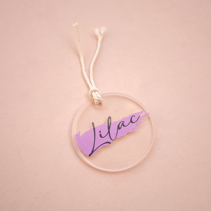 Acrylic Bag Tag - Coloured Name