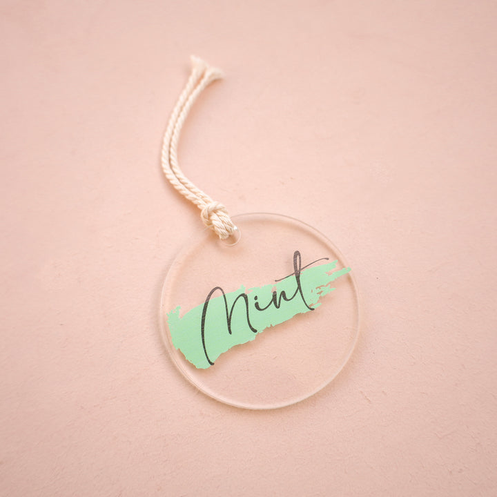 Acrylic Bag Tag - Coloured Name