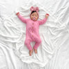 Cozy Long Sleeve Louie Romper - Berry Bliss