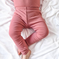Cozy Leggings - Cinder-Rose
