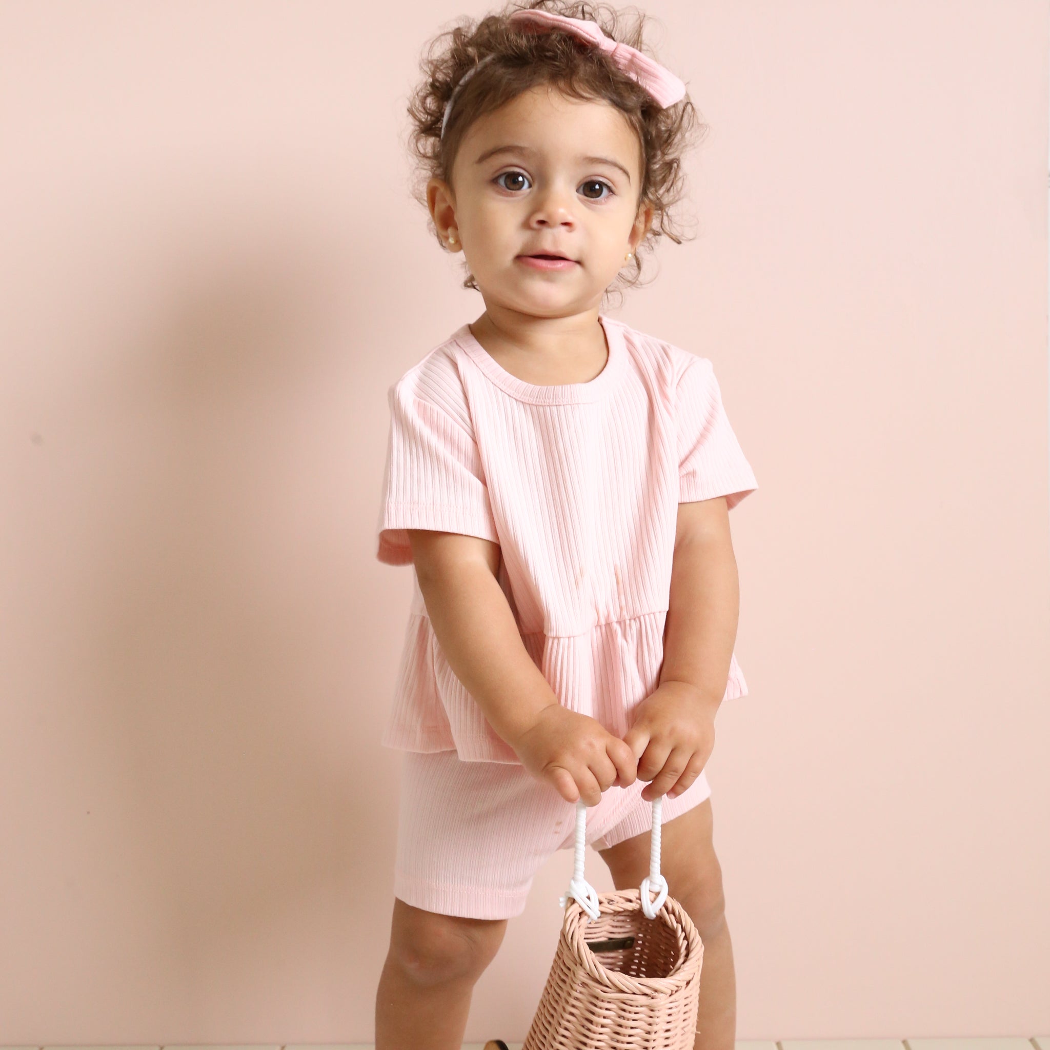 Cozy Bike Shorts - Peachy