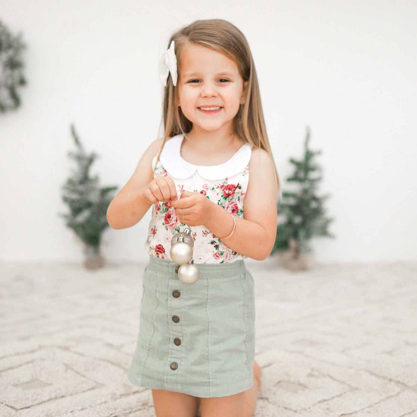 Cord Skirt - Sage
