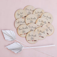 Monthly Milestone Disc Set - Boho Arrow