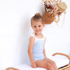 Cozy Two Tone Shorts - Dove Blue