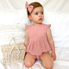 Noella Bubble Romper - Dusty Pink