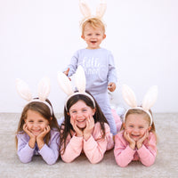 Easter Personalised Crew Neck - Little Bunny - Grey